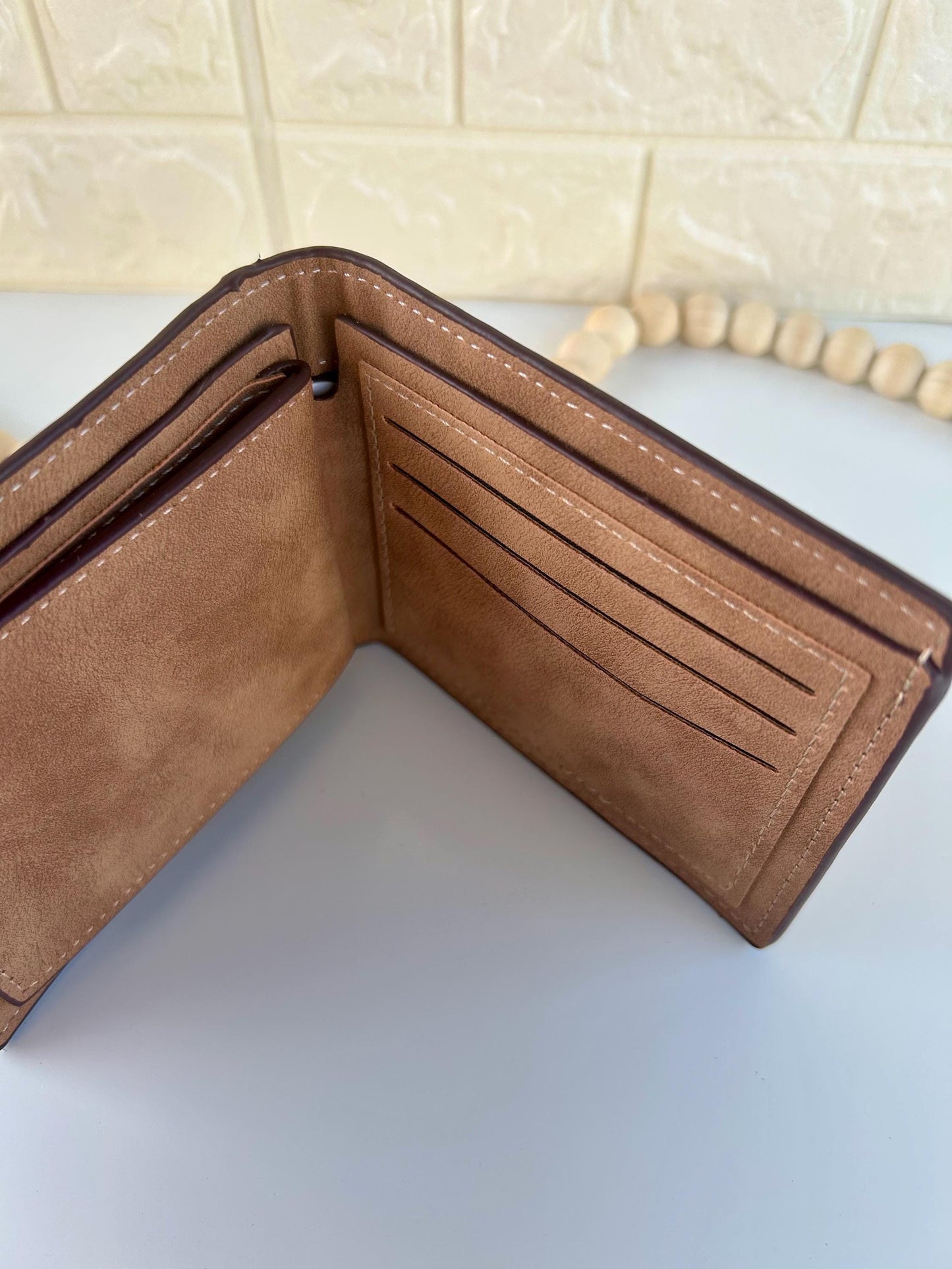 laser engraved photo wallet gifts for him Father’s Day gift