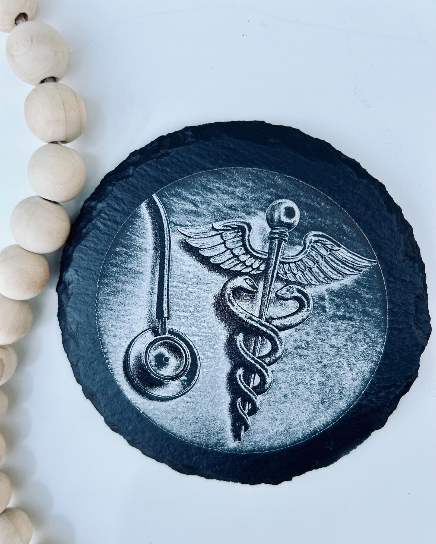 Laser engraved nurse gift coaster nurse appreciation gift
