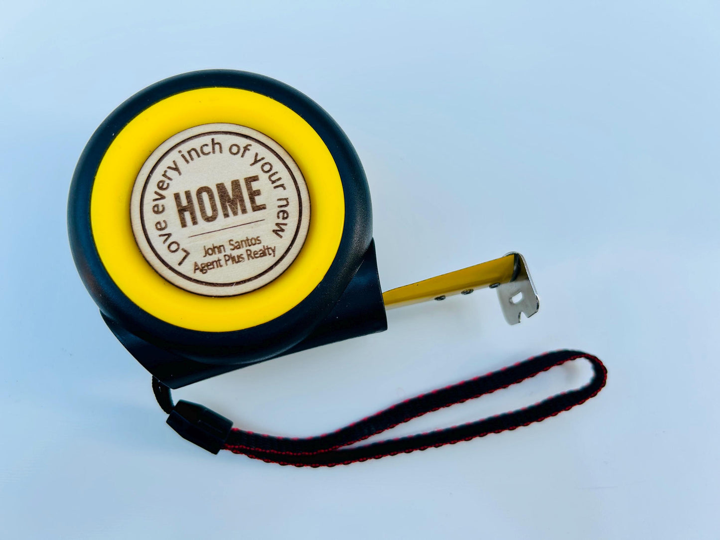 Real estate realtor closing gift tape measure client laser engraved personalized tape measure for realtors