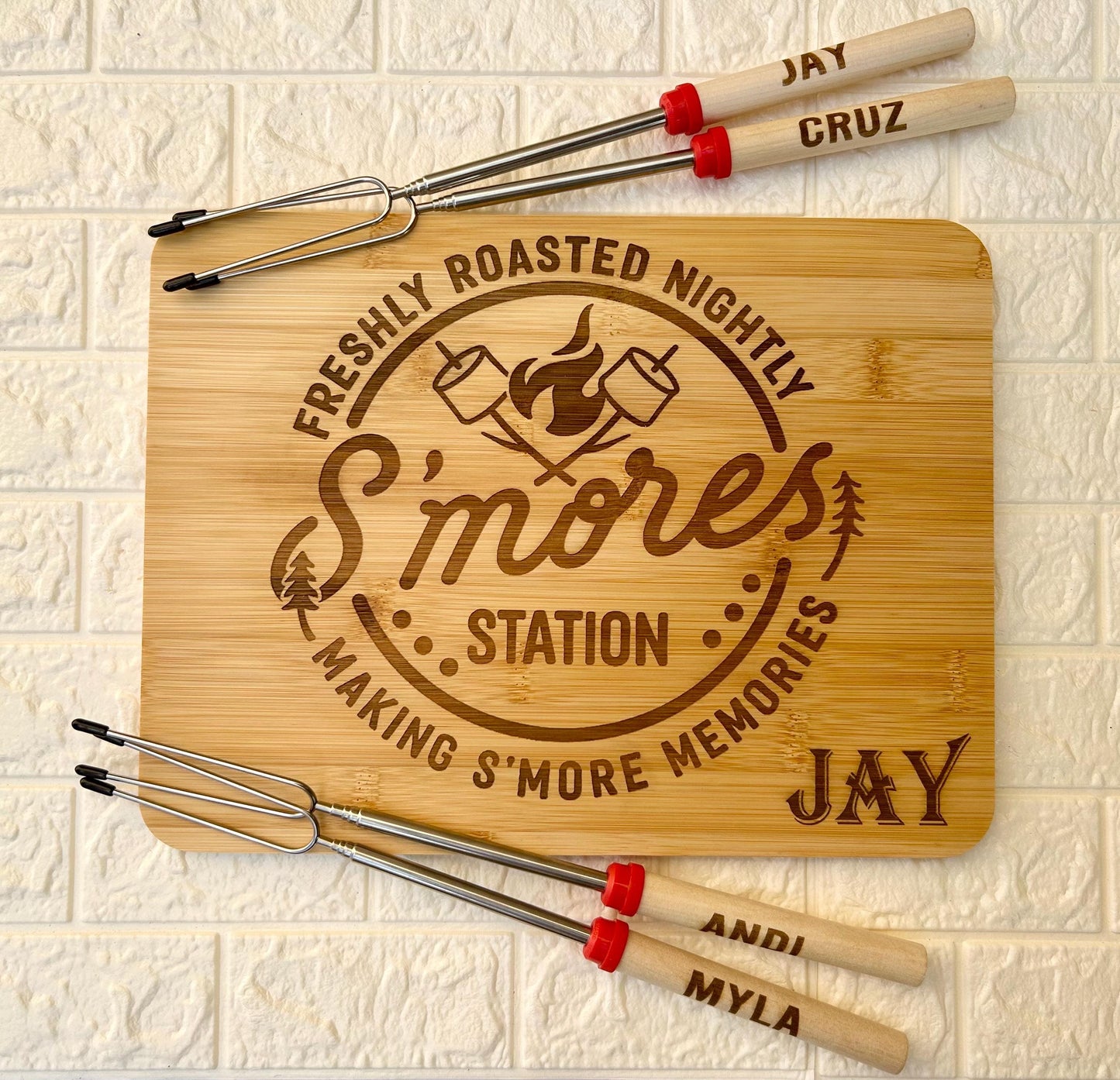 S’mores board s’morecuterie board s’more tray s’more station s’mores party board