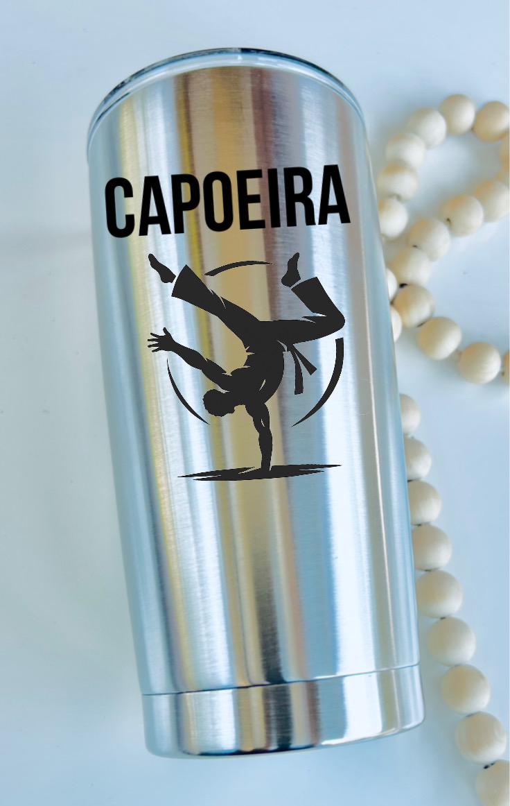 Capoeira tumbler coffee tea mug travel mug copo
