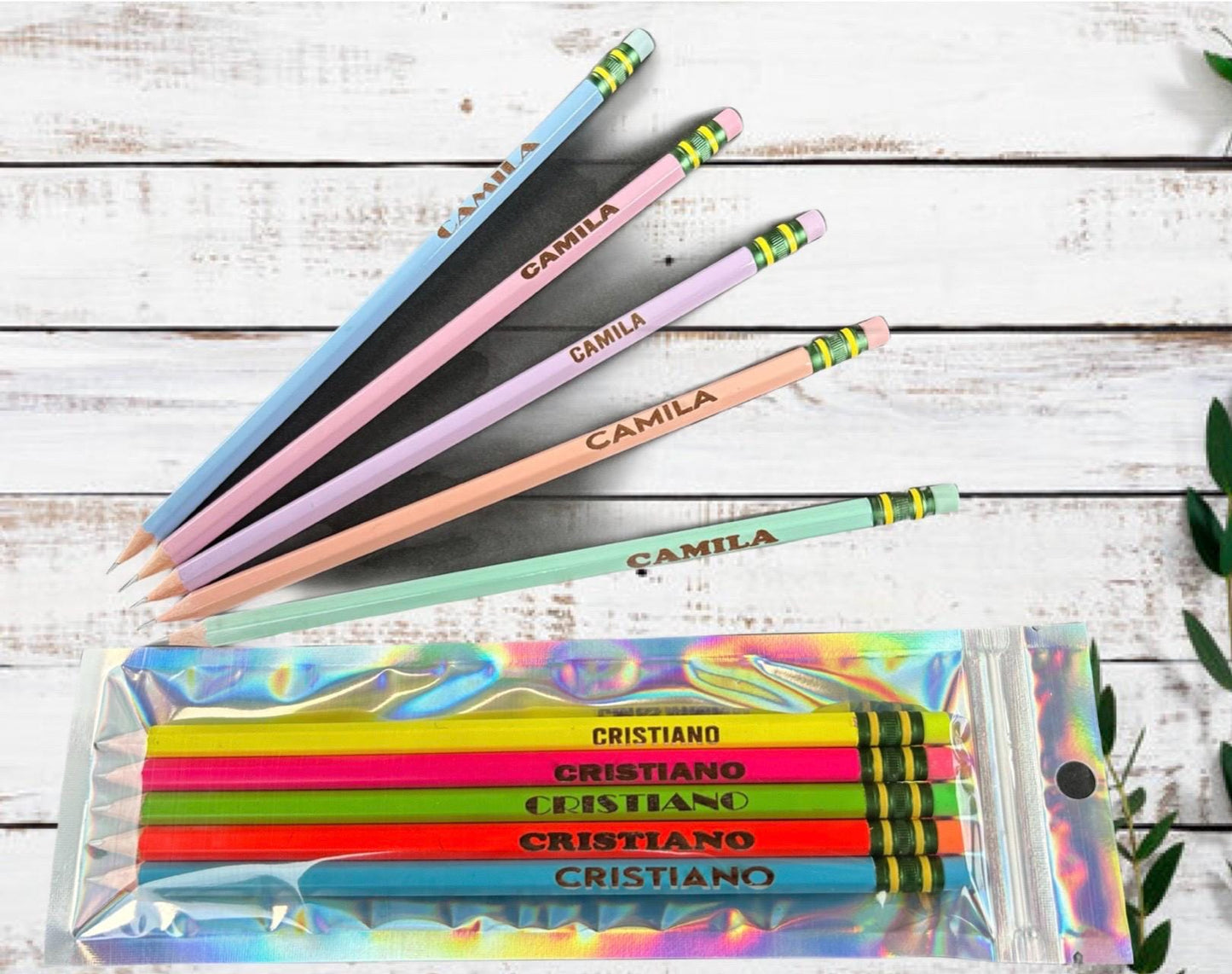 personalized laser engraved pencils #2 pencil  Ticonderoga back to school classmate gift teacher appreciation gift