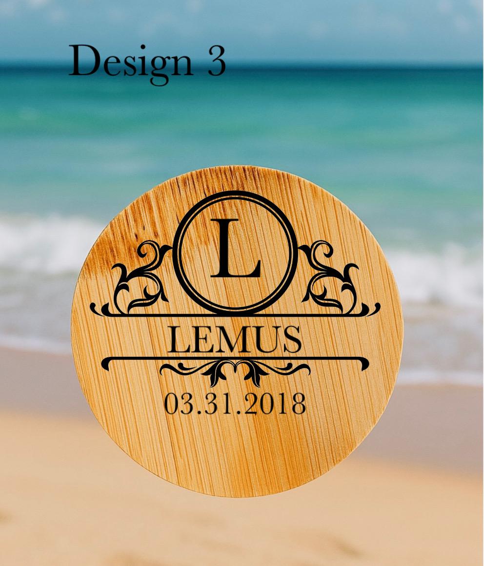 Bamboo laser engraved bottle opener magnet wedding favor groomsmen gift dad gift gifts for him