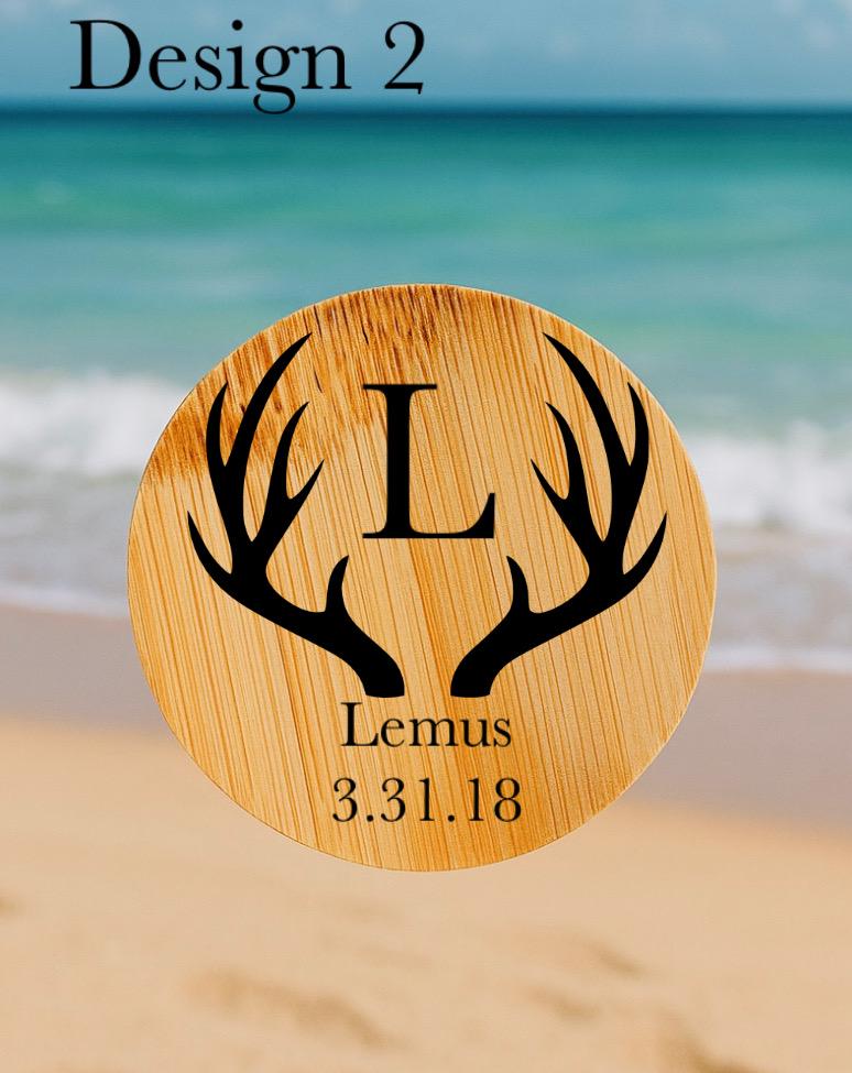 Bamboo laser engraved bottle opener magnet wedding favor groomsmen gift dad gift gifts for him
