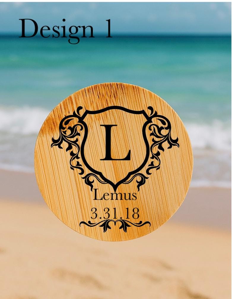 Bamboo laser engraved bottle opener magnet wedding favor groomsmen gift dad gift gifts for him
