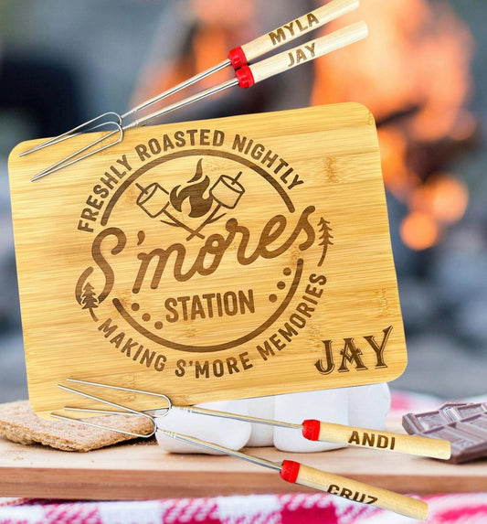 S’mores board  s’morecuterie board s’more tray s’more station s’mores party board
